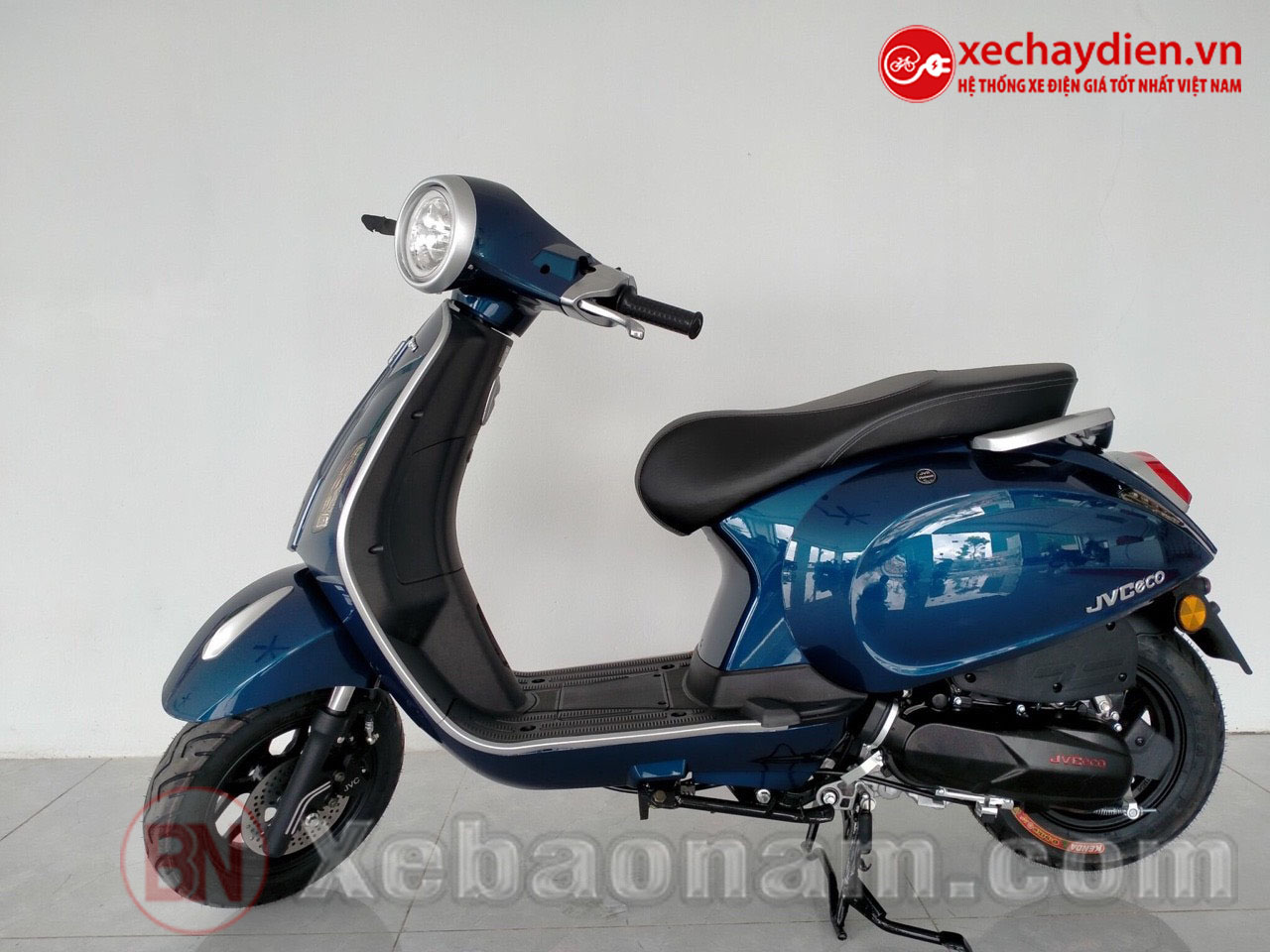 Xe ga 50cc JVC Eco Màu Xanh Cửu Long