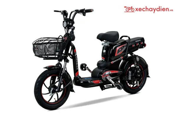 Xe đạp điện Osakar New Style 2020 màu đen tem đỏ